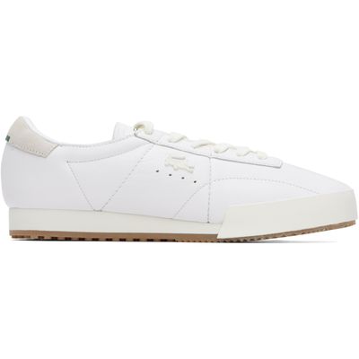 Lacoste Lacoste White Aura Leather Sneakers