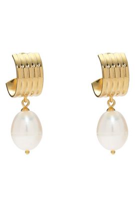 Lady Grey Lady Grey Ridge Freshwater Pearl Hoop Earrings