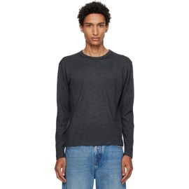 Lady White Co. Lady White Co. Gray L/S Wool Carlen T-shirt