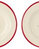 Laetitia Rouget Laetitia Rouget White & Red 'I Could Poison You' Dessert Plate Set - 1