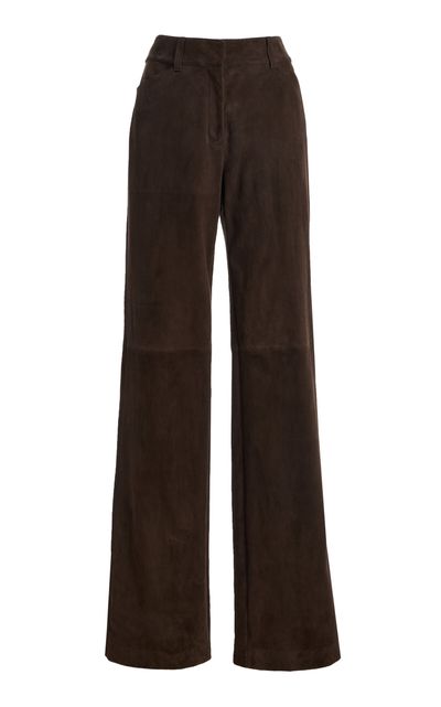 Lafayette 148 Lafayette 148 Bond StretchSuede Straight Pants