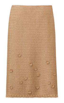 Lafayette 148 Lafayette 148 Embellished Straight Midi Skirt