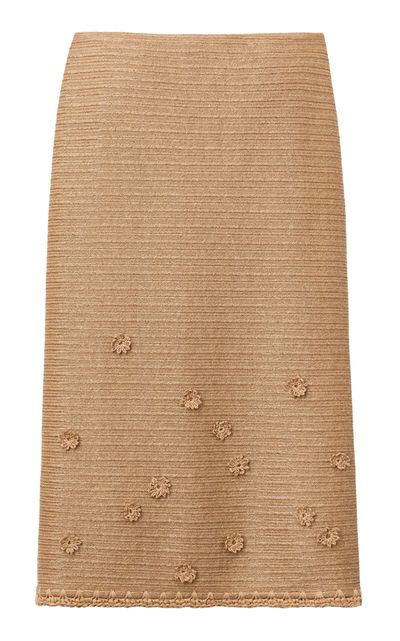 Lafayette 148 Lafayette 148 Embellished Straight Midi Skirt