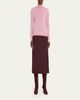 Lafayette 148 New York A-Line Stretch Wool Midi Skirt - 2