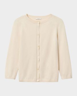 Lafayette 148 New York Cotton-Silk Knit Cardigan