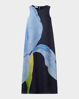 Lafayette 148 New York Floral-Print Silk Maxi Dress