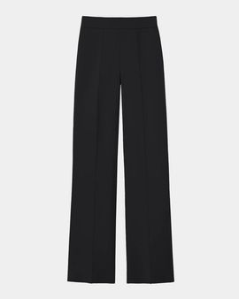 Lafayette 148 New York Foley Straight-Leg Matte Crepe Pants