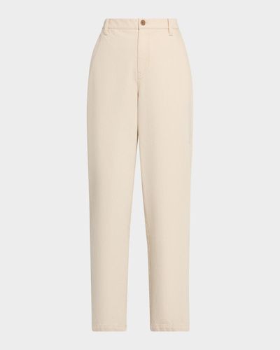 Lafayette 148 New York Kent Cropped Barrel-Leg Pants