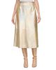 Lafayette 148 New York Lafayette 148 New York A Line Midi Leather Skirt - 1