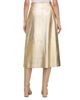 Lafayette 148 New York Lafayette 148 New York A Line Midi Leather Skirt - 3