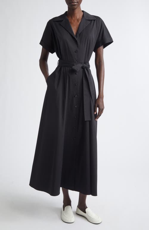 Lafayette 148 New York Lafayette 148 New York Belted Stretch Cotton Blend Shirtdress