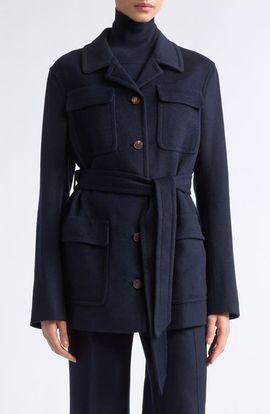 Lafayette 148 New York Lafayette 148 New York Camel Hair Belted Jacket