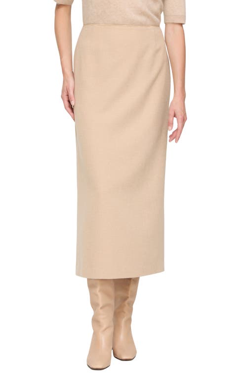 Lafayette 148 New York Lafayette 148 New York Camel Hair Midi Pencil Skirt