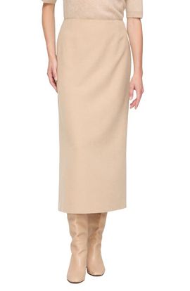 Lafayette 148 New York Lafayette 148 New York Camel Hair Midi Pencil Skirt