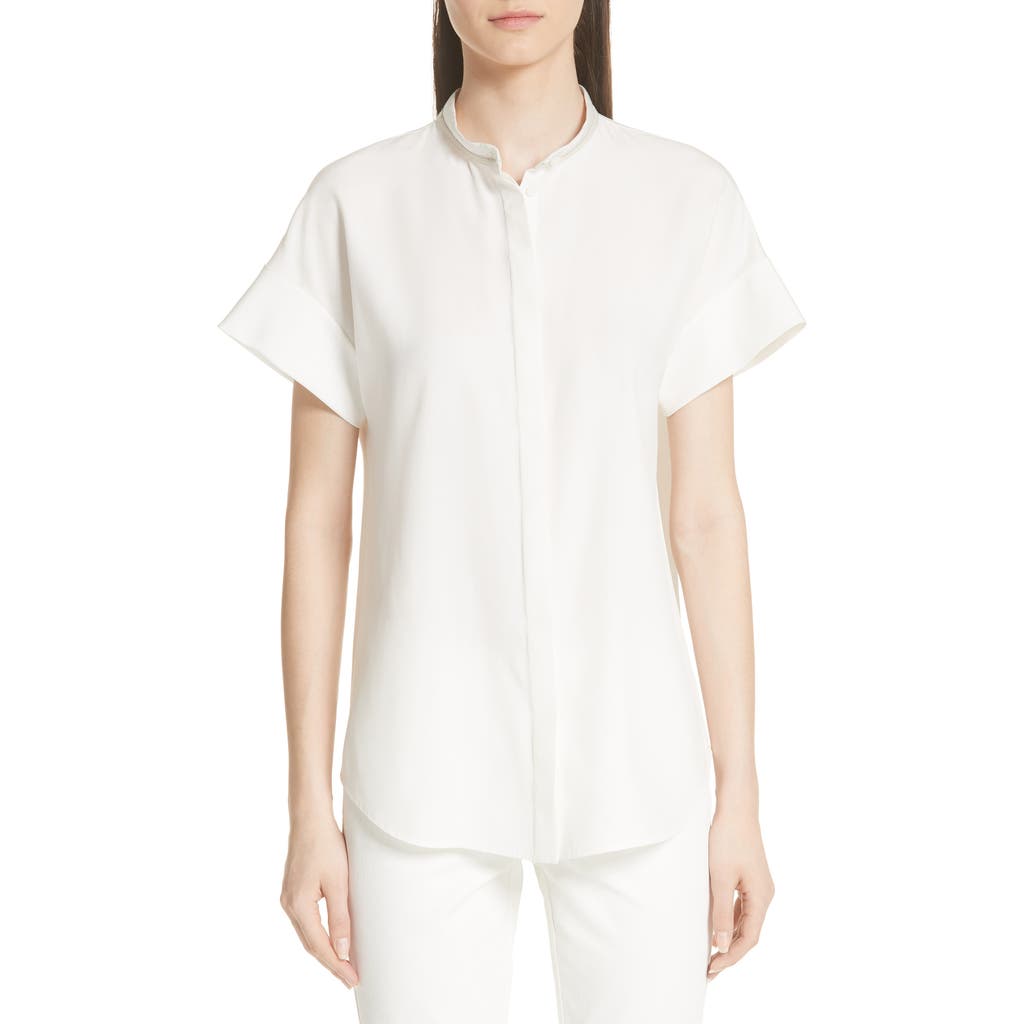 Lafayette 148 New York Lafayette 148 New York Camilla Silk Matte Blouse