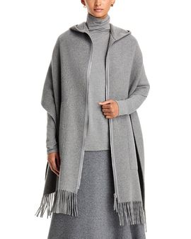 Lafayette 148 New York Lafayette 148 New York Cashmere Zip Up Poncho