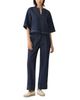 Lafayette 148 New York Lafayette 148 New York Chambray Highline Straight Ankle Pants - 4