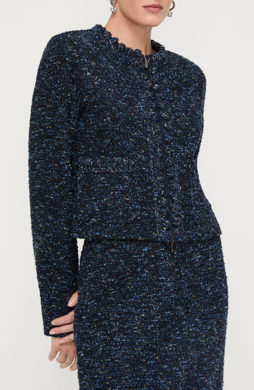 Lafayette 148 New York Lafayette 148 New York Cosmos Crochet Trim Bouclé Tweed Jacket
