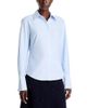Lafayette 148 New York Lafayette 148 New York Cotton Oxford Fitted Shirt - 1