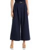 Lafayette 148 New York Lafayette 148 New York Cotton Poplin Park Wide Leg Ankle Pants - 1