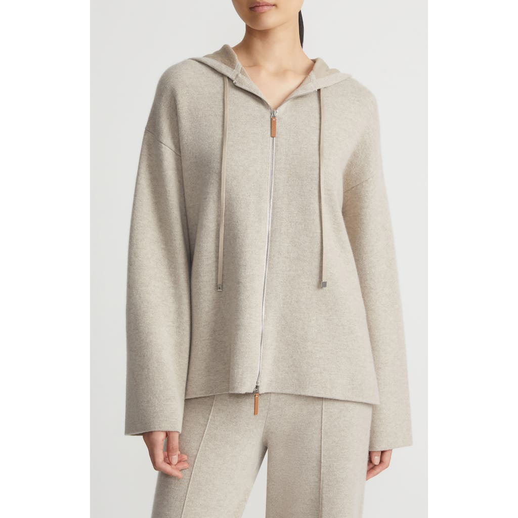 Lafayette 148 New York Lafayette 148 New York Double Knit Cashmere Zip Hoodie