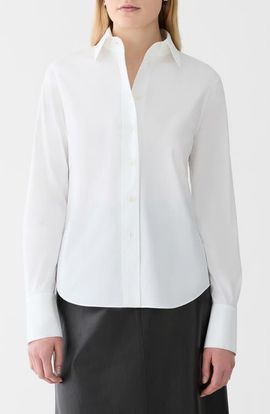 Lafayette 148 New York Lafayette 148 New York Fitted Shirt with French Cuffs