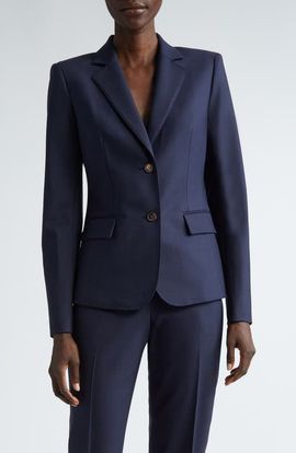 Lafayette 148 New York Lafayette 148 New York Fitted Stretch Wool Blazer