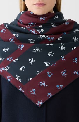Lafayette 148 New York Lafayette 148 New York Floral Silk Scarf