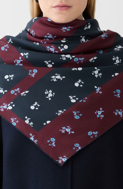 Lafayette 148 New York Lafayette 148 New York Floral Silk Scarf