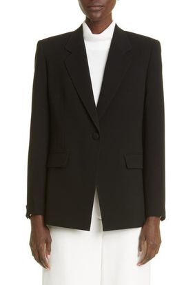 Lafayette 148 New York Lafayette 148 New York Holder Tailored One-Button Blazer