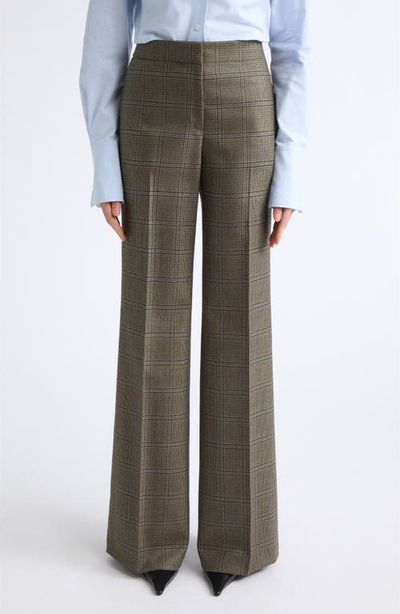 Lafayette 148 New York Lafayette 148 New York Lafayette Plaid Flare Leg Wool Pants