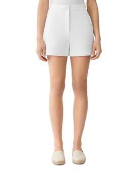 Lafayette 148 New York Lafayette 148 New York Laurel Cotton Pique Jersey Wide Leg Shorts