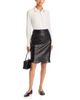 Lafayette 148 New York Lafayette 148 New York Leather Laser Cut Pencil Skirt - 2
