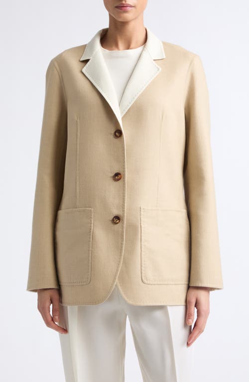 Lafayette 148 New York Lafayette 148 New York Patch Pocket Reversible Wool & Silk Blazer