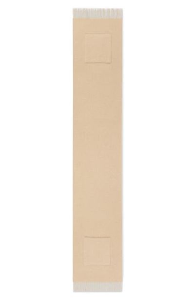 Lafayette 148 New York Lafayette 148 New York Patch Pocket Wool & Cashmere Fringe Scarf