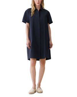Lafayette 148 New York Lafayette 148 New York Pleated Back Shirtdress