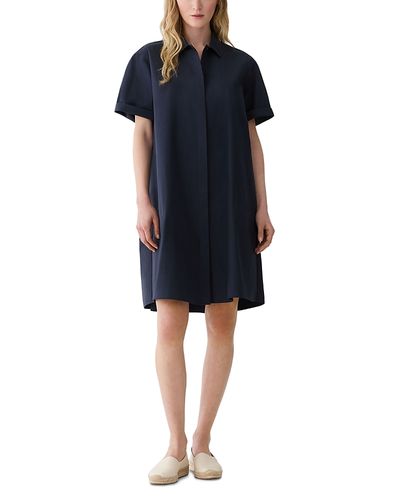 Lafayette 148 New York Lafayette 148 New York Pleated Back Shirtdress