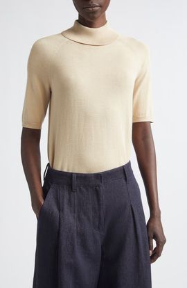 Lafayette 148 New York Lafayette 148 New York Raglan Sleeve Turtleneck Sweater
