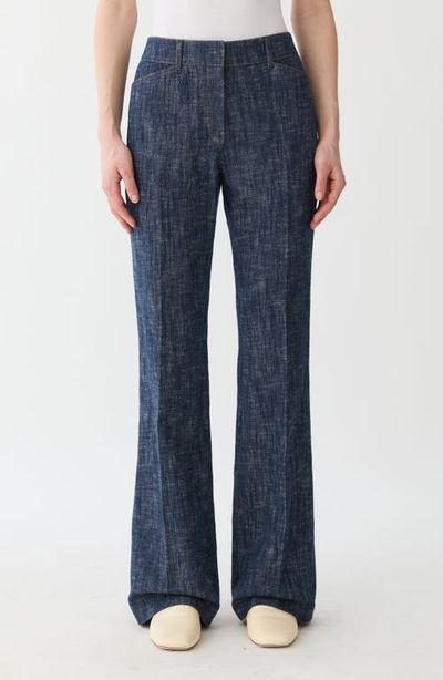 Lafayette 148 New York Lafayette 148 New York Reade Cotton & Linen Flare Leg Pants