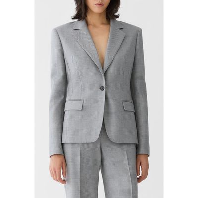 Lafayette 148 New York Lafayette 148 New York Single Button Wool Blazer