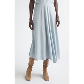 Lafayette 148 New York Lafayette 148 New York Textured Knit Asymmetric Midi Skirt