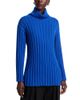 Lafayette 148 New York Lafayette 148 New York Wide Rib Wool & Cashmere Turtleneck Sweater - 1