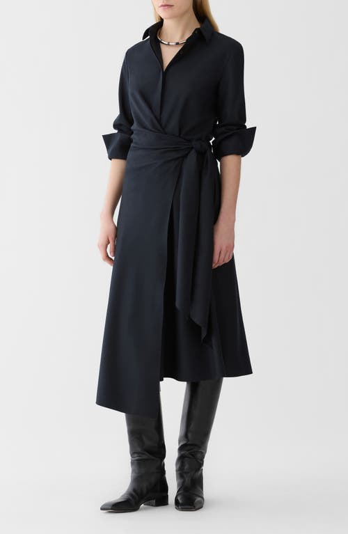 Lafayette 148 New York Lafayette 148 New York Wool Wrap Midi Dress
