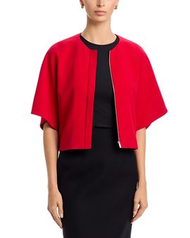 Lafayette 148 New York Lafayette 148 New York Zippered Cropped Jacket