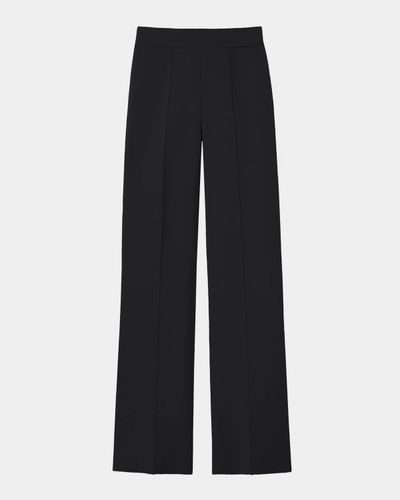 Lafayette 148 New York Plus Size Foley Straight-Leg Matte Crepe Pants