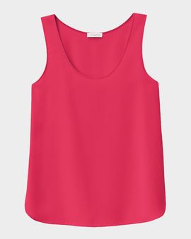 Lafayette 148 New York Scoop-Neck Sleeveless Blouse