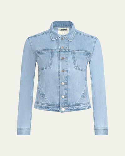 L'Agence Ashby Slouch Straight-Leg Jeans