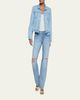 L'Agence Ashby Slouch Straight-Leg Jeans - 2