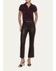 L'AGENCE Cirrus Crop Polo Shirt - 2