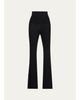 L'AGENCE Conan Rib-Knit Flare Pants - 1